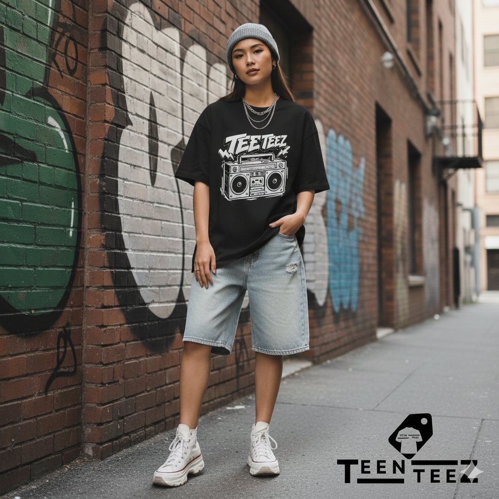 TeenTeez Oversized Tee Model 7