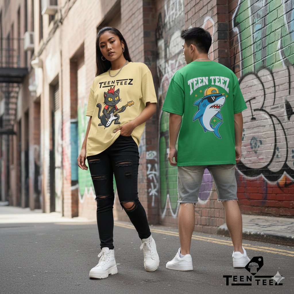 TeenTeez Oversized Tee Model 9
