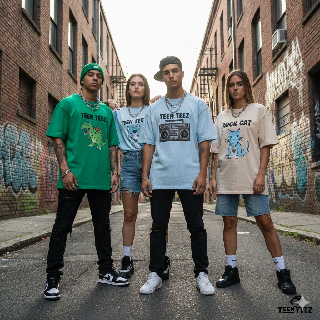 TeenTeez Oversized Tee Model 13